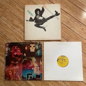 Lot of (3) Sly & The Family Stone LPs vintage vinyl records